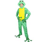 Funidelia | Déguisement grenouille pour femme et homme Animaux - Déguisement pour Adultes et accessoires pour Halloween, carnaval et fêtes - Taille S - M - Vert