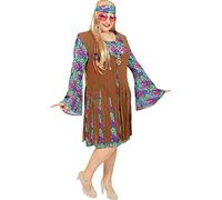 Funidelia | Déguisement Hippie pour Femme Taille XL Années 60, Hippie, Flower Power, Décennies - Couleur: Multicolore, Accessoire pour déguisement - Déguisements Amusants pour Vos soirées.