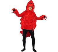 Funidelia | Déguisement homard pour femme et homme Animaux - Déguisement pour Adultes et accessoires pour Halloween, carnaval et fêtes - Taille unique - Rouge