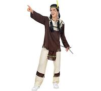 Funidelia | Déguisement Indigène pour homme Indigènes, Cowboys, Western - Déguisement pour Adultes et accessoires pour Halloween, carnaval et fêtes. - Taille L - Marron
