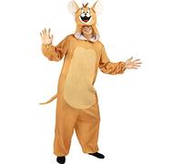 Funidelia | Déguisement Jerry - Tom & Jerry pour femme et homme Chat, Souris - Déguisement pour Adultes et accessoires pour Halloween, carnaval et fêtes - Taille L-XL - Marron