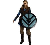 Funidelia | Déguisement Lagertha - Vikings pour femme Vikings, Vikings, Barbare, Nordique - Déguisement pour Adultes et accessoires pour Halloween, carnaval et fêtes - Taille S - Marron