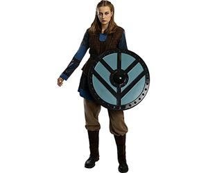 Funidelia | Déguisement Lagertha - Vikings pour femme Vikings, Vikings, Barbare, Nordique - Déguisement pour Adultes et accessoires pour Halloween, carnaval et fêtes - Taille M - Marron