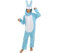 Funidelia | Déguisement lapin bleu pour fille et garçon Animaux - Déguisement pour Enfant et accessoires pour Halloween, carnaval et fêtes - Taille 7-9 ans - Blanc