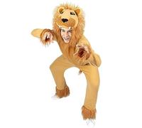 Funidelia | Déguisement lion pour femme et homme Animaux, Désert - Déguisement pour Adultes et accessoires pour Halloween, carnaval et fêtes - Taille L - XL - Marron