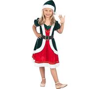 Funidelia | Déguisement lutin Deluxe pour fille Elfe de Noël, Noël, Lutin - Déguisement pour enfant et accessoires pour Halloween, carnaval et fêtes. - Taille 10-12 ans - Vert