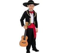 Funidelia | Déguisement Mariachi pour garçon Catrina, Horreur - Déguisement pour enfant et accessoires pour Halloween, carnaval et fêtes - Taille 5-6 ans - Marron