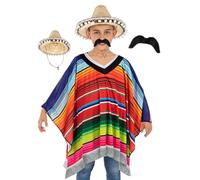 Funidelia | Déguisement méxicain pour garçon Méxique & Mariachis, Tête de mort mexicaine, Halloween, Día de los muertos - Déguisement pour enfant et accessoires pour Halloween, carnaval et fêtes.