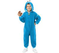 Funidelia | Déguisement Monstre des Cookies - Sesame Street pour fille et garçon Déguisement pour enfant et accessoires pour Halloween, carnaval et fêtes. - Taille 7-9 ans