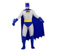 Funidelia Déguisement Officiel de Batman pour homme - The Brave and the Bold, Costume du Chevalier Noir pour adultes, Déguisements de Carnaval, Halloween et Fêtes - Taille L
