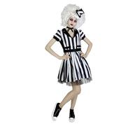 Funidelia | Déguisement de Beetlejuice 100% Officielle pour Femme Taille M Tim Burton, Films de Peur, Horreur - Couleur: Multicolore, Accessoire pour déguisement