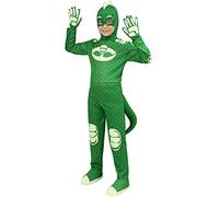 Funidelia Déguisement Officiel de Gluglu PJ Masks deluxe pour enfants, Comprend combinaison avec queue, masque et gants - Tenue pour enfants pour fêtes, Carnaval et Halloween - Taille 3-4 ans