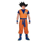 Funidelia Déguisement Officiel de Goku Dragon Ball pour Homme, Tenue de Super Saiyan pour Adulte Dragon Ball, Déguisements pour Carnaval, Halloween & EVJF/EVG - Taille XXL