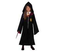 Funidelia Déguisement Officiel de Hermione Granger Deluxe pour Fille avec tunique avec écusson brodé, Tunique de Gryffondor Enfant Hogwarts, Déguisements de Carnaval et Halloween - Taille 3-4 ans