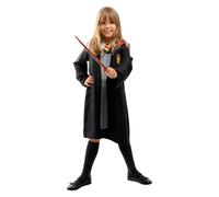 Funidelia Déguisement Officiel de Hermione Granger pour Fille avec cape et robe, Tunique de Gryffondor Enfant Hogwarts, Déguisements de Carnaval, Halloween et Fêtes - Taille 3-4 ans