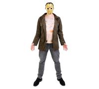 Funidelia Déguisement Officiel de Jason Vendredi 13 pour homme, Inclus veste, t-shirt et masque - Tenue pour adultes pour fêtes, Carnaval et Halloween - Taille L