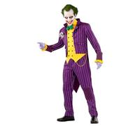 Funidelia Déguisement Officiel de Joker Arkham City pour Homme, Tenue du Joker pour adulte, Déguisements de Halloween et Carnaval - Taille XL