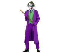 Funidelia Déguisement Officiel de Joker Le Chevalier Noir pour Homme, Tenue de Bouffon pour adulte, Déguisements de Halloween et Carnaval - Taille XXL