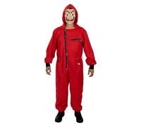 Funidelia Déguisement Officiel de La Casa de Papel pour homme et femme, Inclus combinaison et masque, Taille M - L, Voleur - Tenue pour adultes pour fêtes, Carnaval et Halloween
