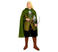 Funidelia Déguisement Officiel de Legolas - Le Seigneur des Anneaux pour homme, Comprend cape, chemise, ceinture, pantalon et couvre-bottes - Tenue pour adultes pour Carnaval et Halloween - Taille S