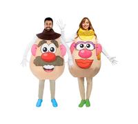 Funidelia Déguisement Officiel de Mr Mrs Potato pour homme et femme avec accessoires, Tunique originale et amusante pour adultes, Déguisements de Carnaval, Halloween et Fêtes - Taille Unique
