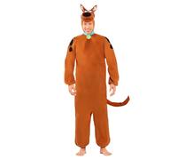 Funidelia Déguisement Officiel de Scooby Doo pour homme et femme, Combinaison complète avec tête en peluche, Taille XL - Tenue pour adultes pour fêtes, Carnaval et Halloween