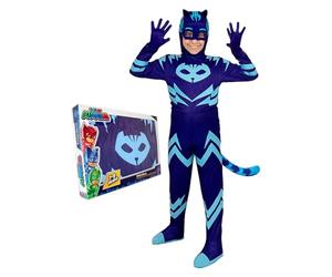 Funidelia Déguisement Officiel de Yoyo PJ Masks deluxe pour enfants, Comprend combinaison avec queue, masque et gants - Tenue pour enfants pour fêtes, Carnaval et Halloween - Taille 7-9 ans