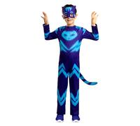 Funidelia Déguisement Officiel de Yoyo PJ Masks pour enfants, Comprend combinaison, queue et masque - Tenue pour enfants pour fêtes, Carnaval et Halloween - Taille 3-4 ans