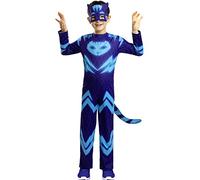 Funidelia Déguisement Officiel de Yoyo PJ Masks pour enfants, Comprend combinaison, queue et masque - Tenue pour enfants pour fêtes, Carnaval et Halloween - Taille 7-9 ans