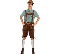 Funidelia | Déguisement Oktoberfest avec accessoires pour homme Tyrolienne, Bavarois, Oktoberfest, Allemagne - Déguisement pour Adultes et accessoires pour Halloween, carnaval et fêtes. - Taille S
