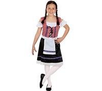Funidelia | Déguisement Oktoberfest pour fille Tyrolienne, Bavarois, Oktoberfest, Allemagne - Déguisement pour enfant et accessoires pour Halloween, carnaval et fêtes - Taille 3-4 ans - Vert