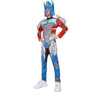 Funidelia | Déguisement Optimus Prime - Transformers pour garçon Transformers & Autobots - Déguisement pour Enfant et Accessoires pour Halloween, Carnaval et fêtes. - Taille 10-12 Ans