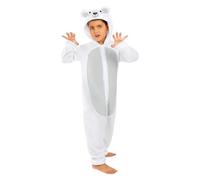 Funidelia | Déguisement Ours Polaire Onesie pour Fille et garçon Taille 10-12 Ans Animaux, Ours - Couleur: Multicolore, Accessoire pour déguisement - Déguisements Amusants pour Vos soirées.