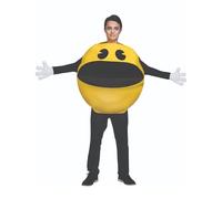 Funidelia | Déguisement Pac-Man 100% OFFICIELLE pour femme et homme taille Taille unique Jeux vidéo, Années 80, Arcade - Couleur: Jaune, accessoire pour déguisement