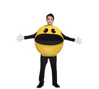 Funidelia | Déguisement Pac-Man 100% OFFICIELLE pour femme et homme taille Taille unique Jeux vidéo, Années 80, Arcade - Couleur: Jaune, accessoire pour déguisement