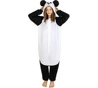 Funidelia | Déguisement Panda Onesie pour Femme et Homme Taille XL Animaux, Ours - Couleur: Multicolore, Accessoire pour déguisement - Déguisements Amusants pour Vos soirées.