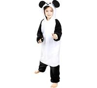 Funidelia | Déguisement Panda Onesie pour Fille et garçon Taille 7-9 Ans Animaux, Ours - Couleur: Multicolore, Accessoire pour déguisement - Déguisements Amusants pour Vos soirées.