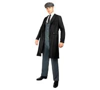 Funidelia Déguisement Peaky Blinders - Tommy Shelby pour homme Officielle - Inclus pantalon, gilet, manteau, cravate, casquette, Talla XL - Costume pour homme pour les fêtes, le Carnaval et Halloween