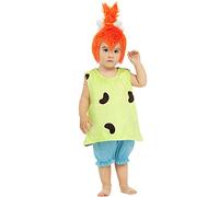 Funidelia | Déguisement Pépite - Les Pierrafeu pour bébé The Flintstones - Déguisement pour Enfant et Accessoires pour Halloween, Carnaval et fêtes - Taille 12-24 Mois - Vert