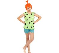 Funidelia Déguisement Pépite - Les Pierrafeu pour fille, Licence Officielle, Taille 10-12 ans The Flintstones, Dessins Animés - Costume pour enfant pour les fêtes, le Carnaval et Halloween