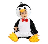 Funidelia | Déguisement pingouin pour bébé Animaux, Pôle Sud - Déguisement pour Enfant et accessoires pour Halloween, carnaval et fêtes - Taille 6-12 mois - Blanc