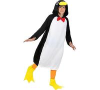 Funidelia | Déguisement pingouin pour femme et homme Animaux, Pôle Sud - Déguisement pour Adultes et accessoires pour Halloween, carnaval et fêtes - Taille S - M - Noir