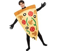 Funidelia Déguisement Pizza pour femme et homme, Taille unique Nourriture, Boissons - Costume pour Adultes pour les fêtes, le Carnaval et Halloween
