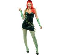 Funidelia | Déguisement Poison Ivy 100% Officielle pour Femme Taille XS Super héros, DC Comics, Méchants, L'Empoisonneuse - Couleur: Multicolore, Accessoire pour déguisement