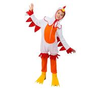 Funidelia | Déguisement poule pour fille et garçon Animaux, Poule, Coq, Poulet - Déguisement pour Enfant et accessoires pour Halloween, carnaval et fêtes - Taille 3-4 ans - Blanc