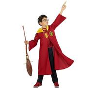 Funidelia | Déguisement Quidditch Gryffondor - Harry Potter pour fille et garçon Déguisement pour Enfant, accessoires pour Halloween, carnaval et fêtes - Taille 10-12 ans - Grenat