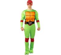 Funidelia | Déguisement Raphael - Les Tortues Ninja pour homme Les Tortues Ninja & Dessins Animés - Déguisement pour Adultes et accessoires pour Halloween, carnaval et fêtes. - Taille S