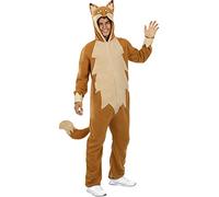 Funidelia | Déguisement renard pour femme et homme Animaux - Déguisement pour Adultes et accessoires pour Halloween, carnaval et fêtes - Taille M - L - Marron