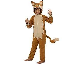 Funidelia | Déguisement renard pour fille et garçon Animaux - Déguisement pour Enfant et accessoires pour Halloween, carnaval et fêtes - Taille 5-6 ans - Marron