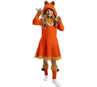 Funidelia | Déguisement Renard pour Fille Taille 5-6 Ans Animaux - Couleur: Multicolore, Accessoire pour déguisement - Déguisements Amusants pour Vos soirées.